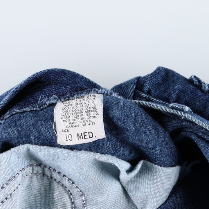 90'S Lee RIDERS denim shorts, made in USA, women's size L (equivalent to W28), vintage. cotton navy blue type Vintage Second Hand