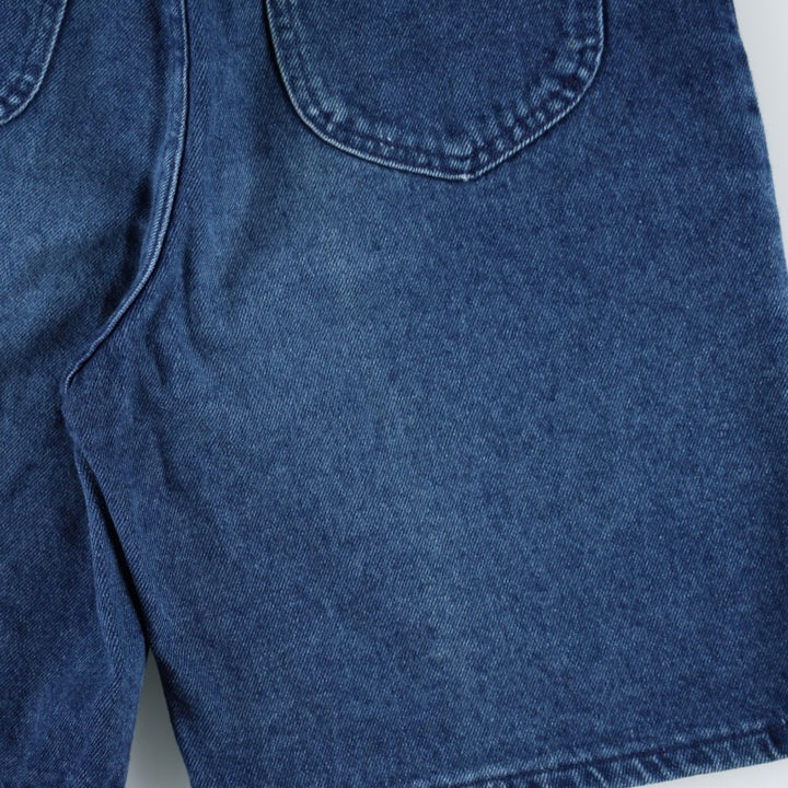 90'S Lee RIDERS denim shorts, made in USA, women's size L (equivalent to W28), vintage. cotton navy blue type Vintage Second Hand
