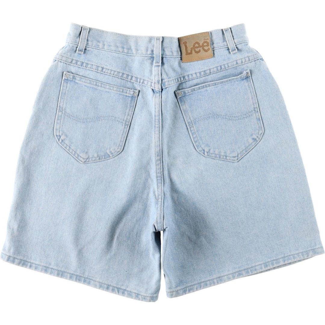 Lee denim shorts, women's size L (equivalent to W29). cotton Blue type light blue Vintage Second Hand