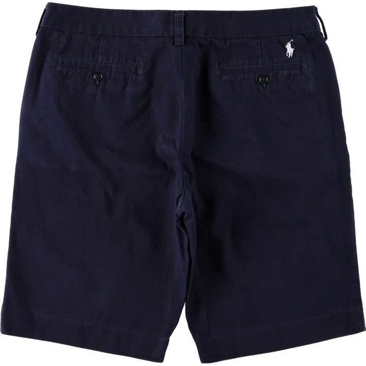 Ralph Lauren RALPH LAUREN SPORT Chino Shorts, Women's XXL (equivalent to W37) cotton navy blue type Vintage Second Hand