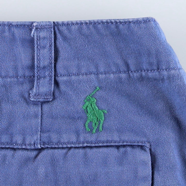 Ralph Lauren POLO by Ralph Lauren Chino Shorts, Women's Size L (equivalent to W29) cotton blue type Vintage Second Hand