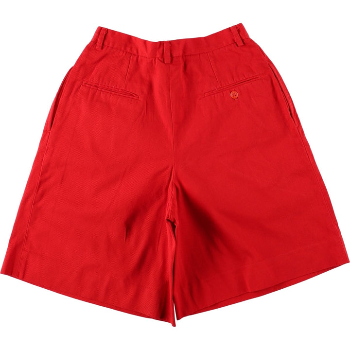 Ralph Lauren two-pleat chino shorts, women's size M (equivalent to W26). cotton red type Vintage Second Hand