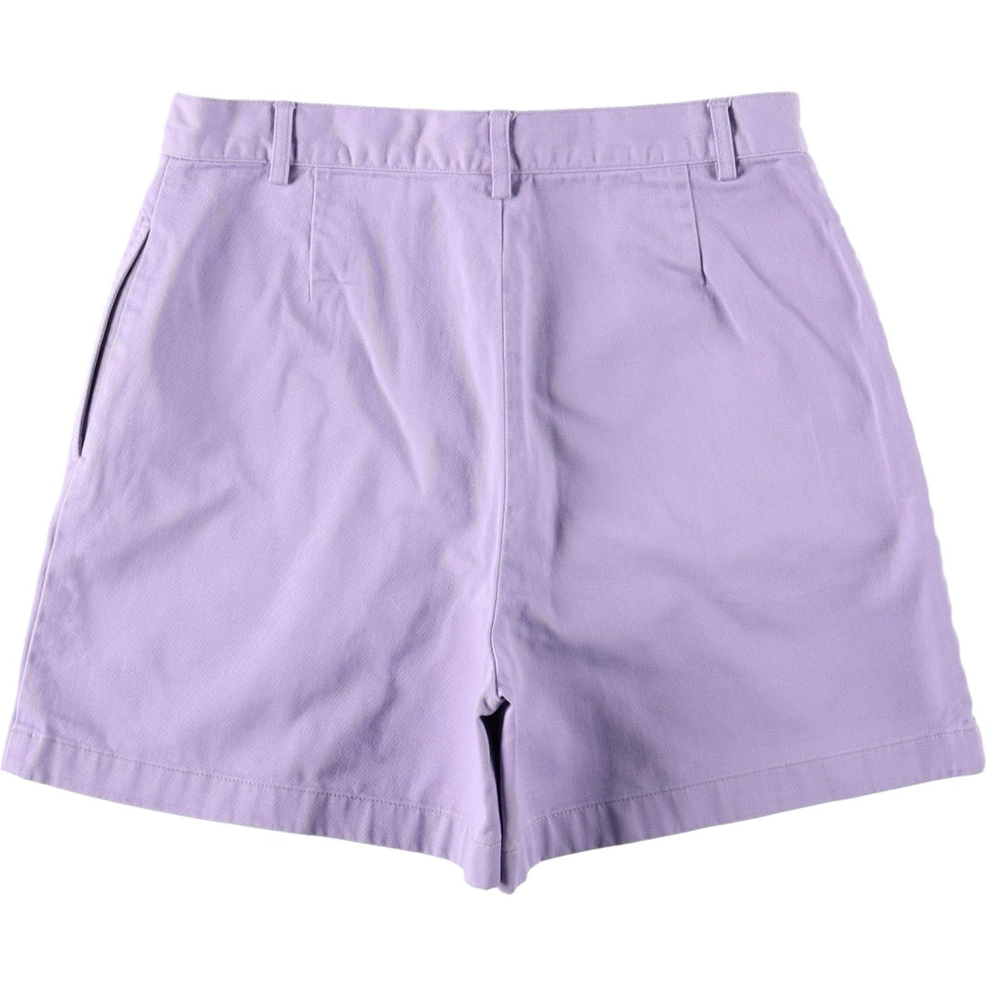 Ralph Lauren RALPH LAUREN SPORT Chino Shorts, Women's Size L (W30) cotton purple type Vintage Second Hand