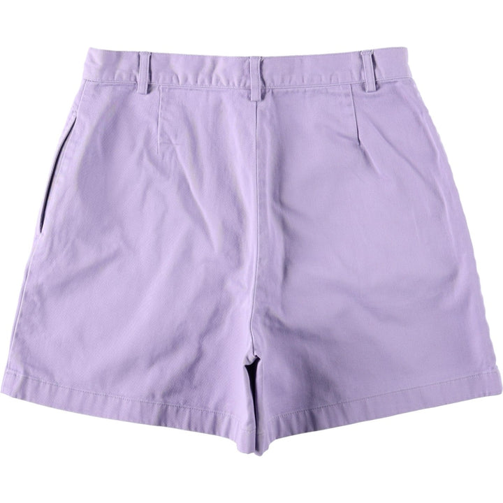Ralph Lauren RALPH LAUREN SPORT Chino Shorts, Women's Size L (W30) cotton purple type Vintage Second Hand