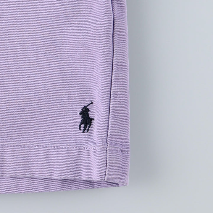 Ralph Lauren RALPH LAUREN SPORT Chino Shorts, Women's Size L (W30) cotton purple type Vintage Second Hand