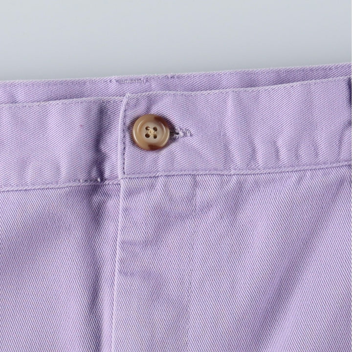 Ralph Lauren RALPH LAUREN SPORT Chino Shorts, Women's Size L (W30) cotton purple type Vintage Second Hand