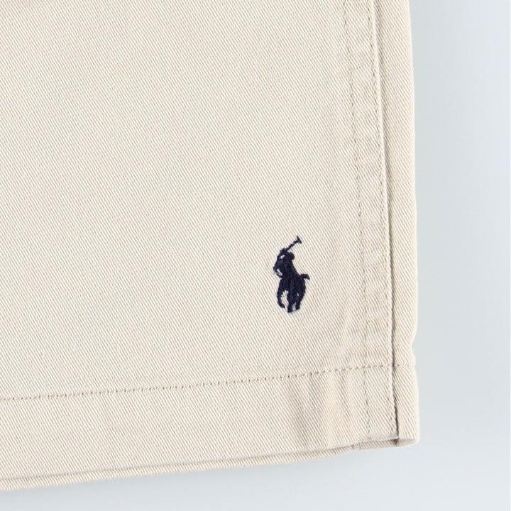 Ralph Lauren POLO by Ralph Lauren Chino Shorts, Women's Size L (equivalent to W28) cotton Beige type Vintage Second Hand
