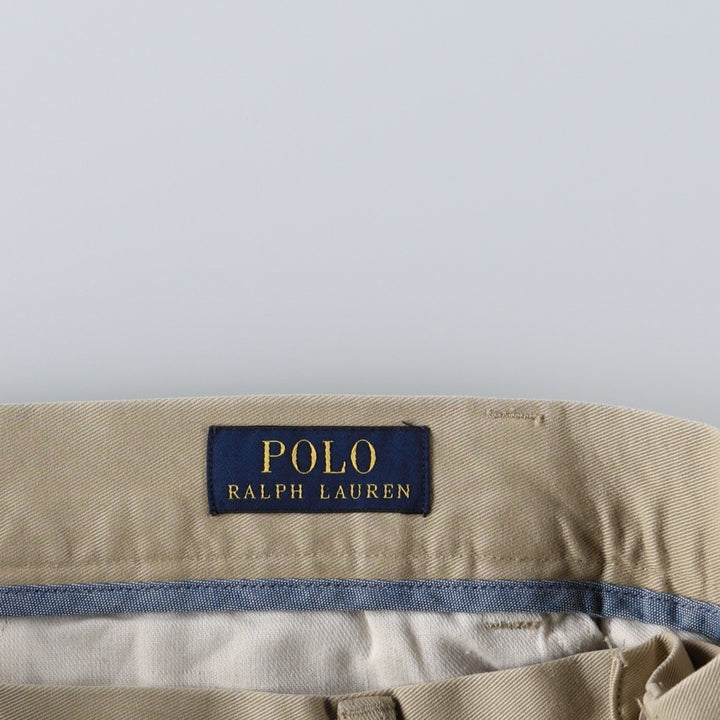 Ralph Lauren POLO RALPH LAUREN CLASSIC FIT 9 Chino Shorts, Women's Size L (W30 equivalent) cotton Beige type Vintage Second Hand