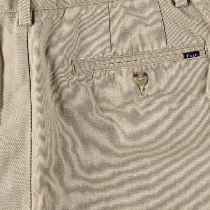 Ralph Lauren POLO RALPH LAUREN CLASSIC FIT 9 Chino Shorts, Women's Size L (W30 equivalent) cotton Beige type Vintage Second Hand