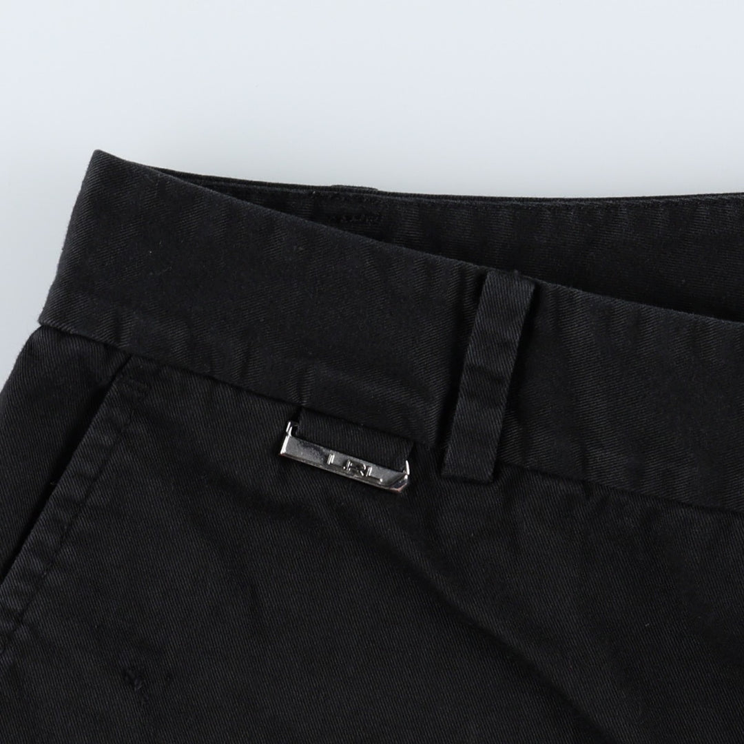 Ralph Lauren L-RL LAUREN ACTIVE Chino Shorts, Women's XL (W32) cotton black type Vintage Second Hand