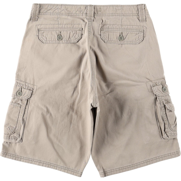 Lee cargo shorts, women's size XL (equivalent to W31). cotton Beige type Vintage Second Hand
