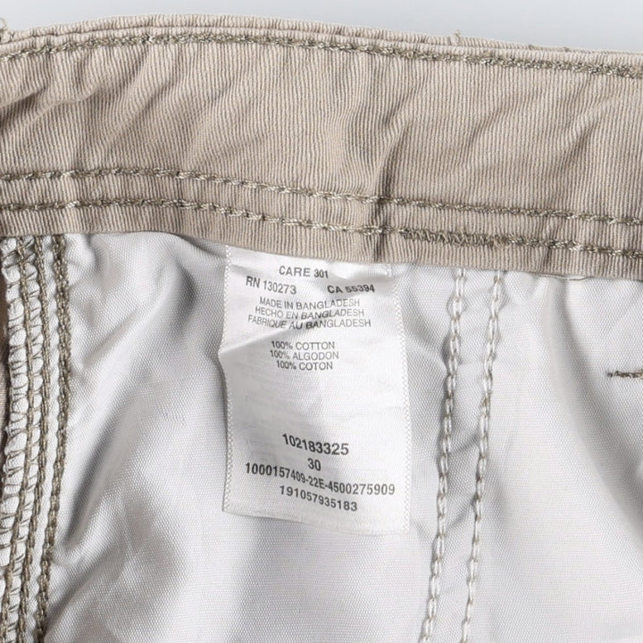 Lee cargo shorts, women's size XL (equivalent to W31). cotton Beige type Vintage Second Hand