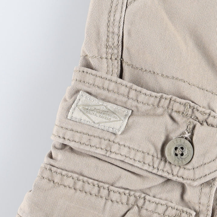 Lee cargo shorts, women's size XL (equivalent to W31). cotton Beige type Vintage Second Hand