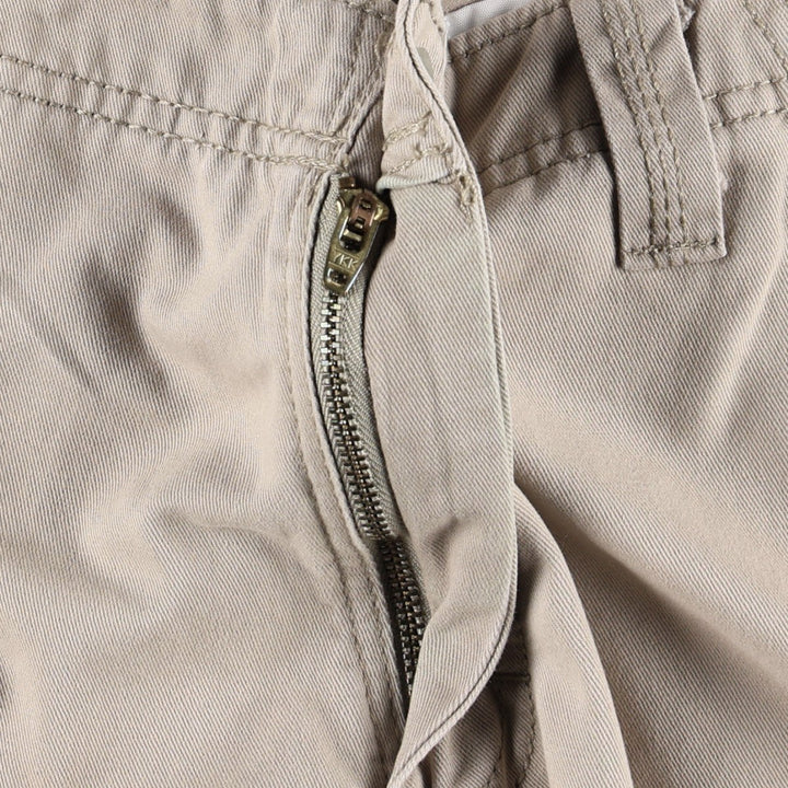 Lee cargo shorts, women's size XL (equivalent to W31). cotton Beige type Vintage Second Hand