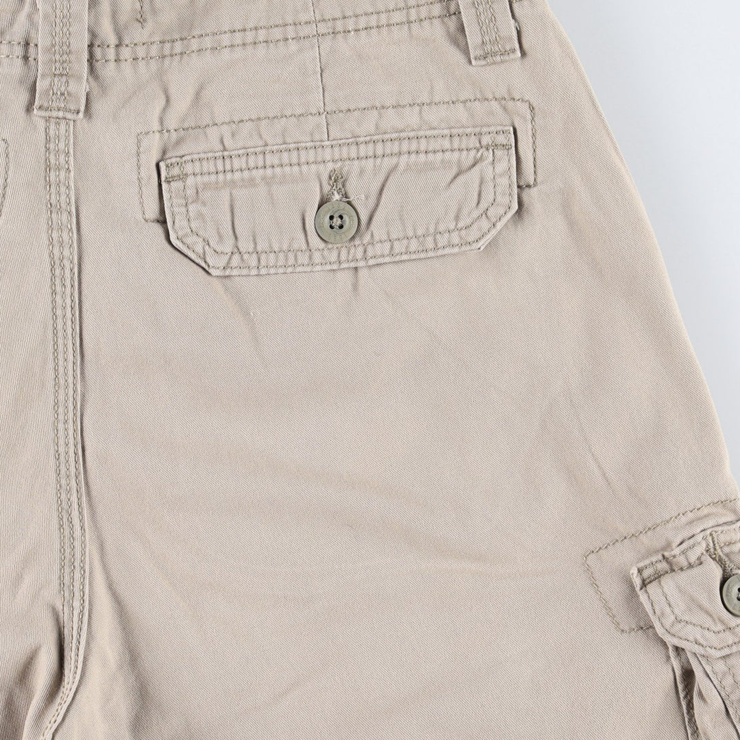 Lee cargo shorts, women's size XL (equivalent to W31). cotton Beige type Vintage Second Hand