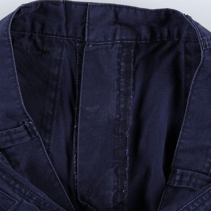 Eddie Bauer Bush Shorts Cargo Shorts Women's L (equivalent to W30) cotton navy blue type Vintage Second Hand