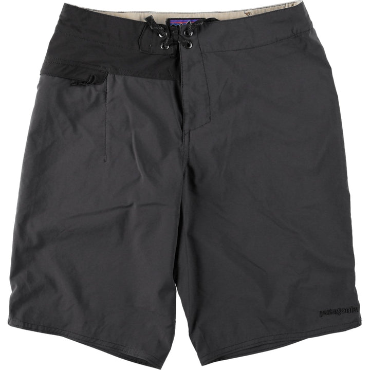 Patagonia Stretch Hydro Planning Board Shorts 86563FA17 Nylon Shorts Half Pants Women's Size M polyester gray type Vintage Second Hand