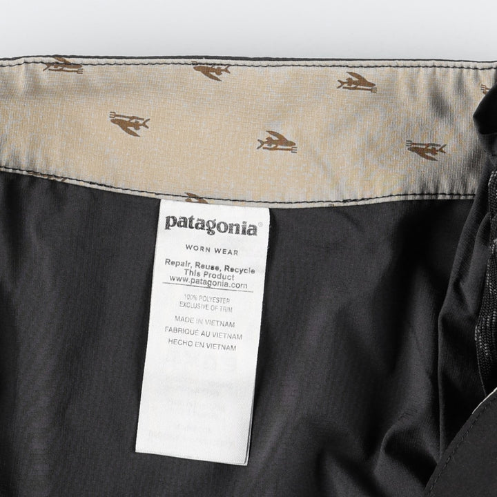 Patagonia Stretch Hydro Planning Board Shorts 86563FA17 Nylon Shorts Half Pants Women's Size M polyester gray type Vintage Second Hand