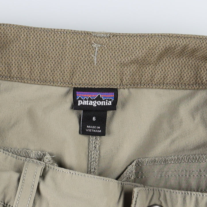 Patagonia 58091SP19 Nylon Shorts (Women's Size M) Nylon Beige type Vintage Second Hand
