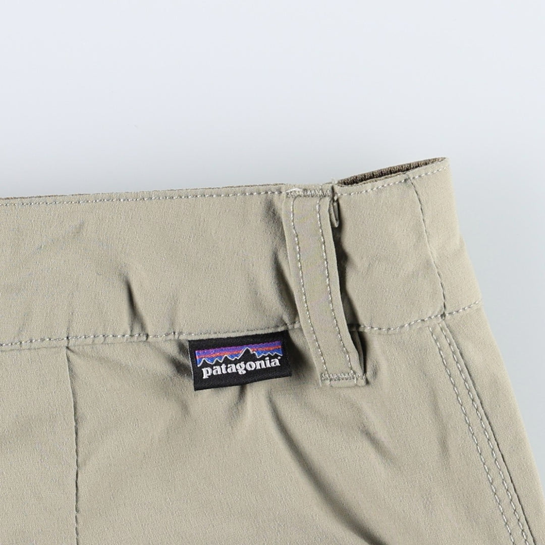 Patagonia 58091SP19 Nylon Shorts (Women's Size M) Nylon Beige type Vintage Second Hand