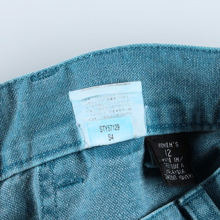 2000'S Patagonia 57129S4 Duck Canvas Shorts, Women's Size L (W28 equivalent) cotton Blue type light blue Vintage Second Hand