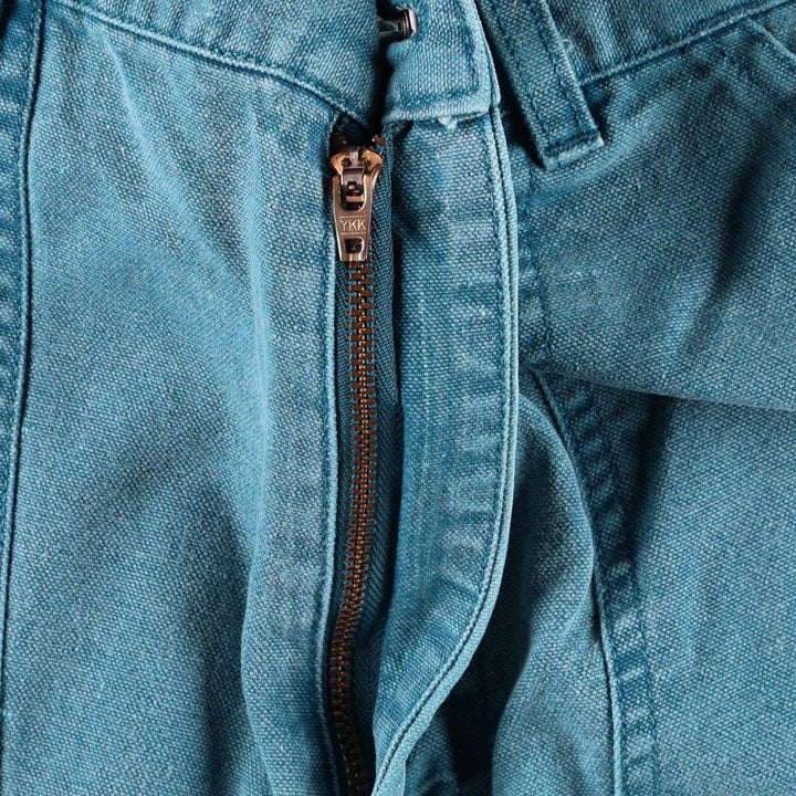 2000'S Patagonia 57129S4 Duck Canvas Shorts, Women's Size L (W28 equivalent) cotton Blue type light blue Vintage Second Hand