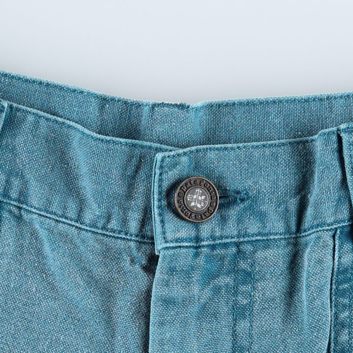 2000'S Patagonia 57129S4 Duck Canvas Shorts, Women's Size L (W28 equivalent) cotton Blue type light blue Vintage Second Hand