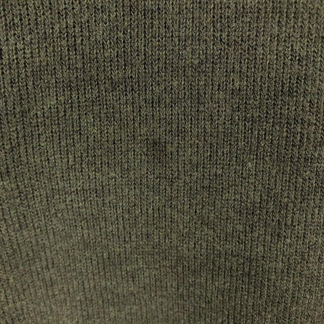 Ralph Lauren POLO RALPH LAUREN Shawl Collar Sweatshirt (Men's Size S) cotton Khaki type sage green Vintage Second Hand