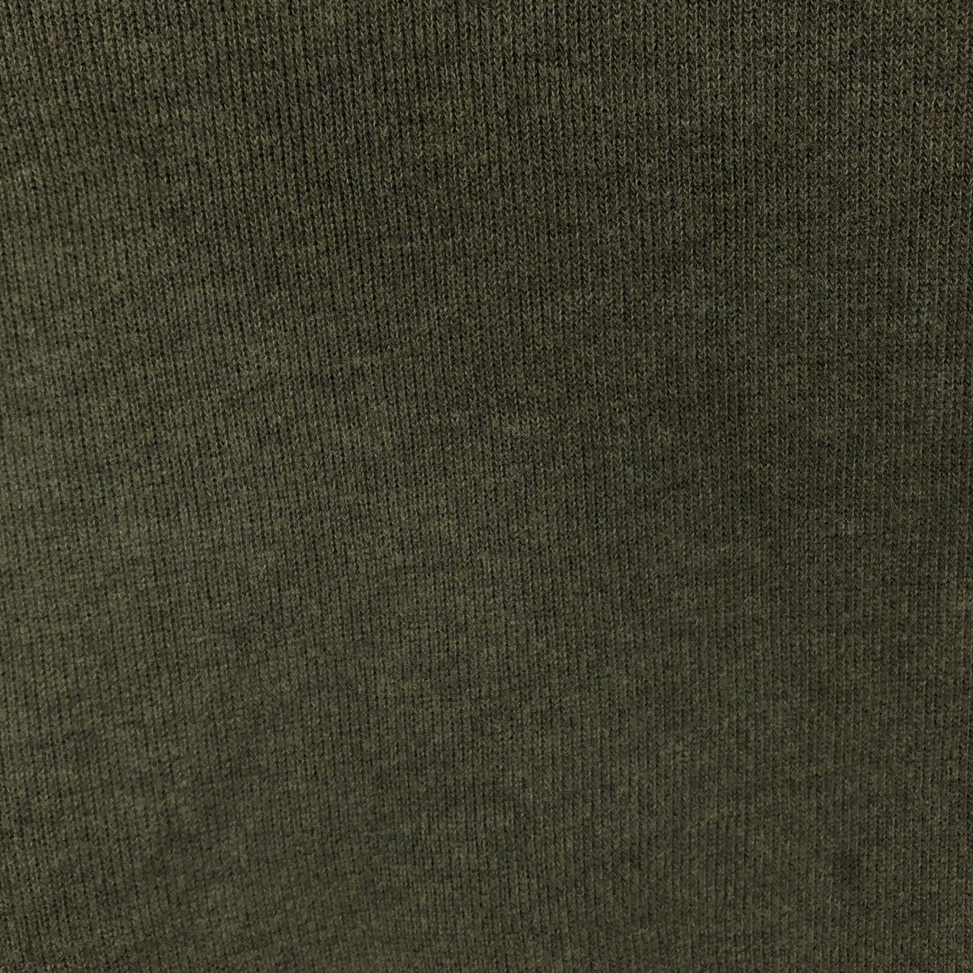 Ralph Lauren POLO RALPH LAUREN Shawl Collar Sweatshirt (Men's Size S) cotton Khaki type sage green Vintage Second Hand