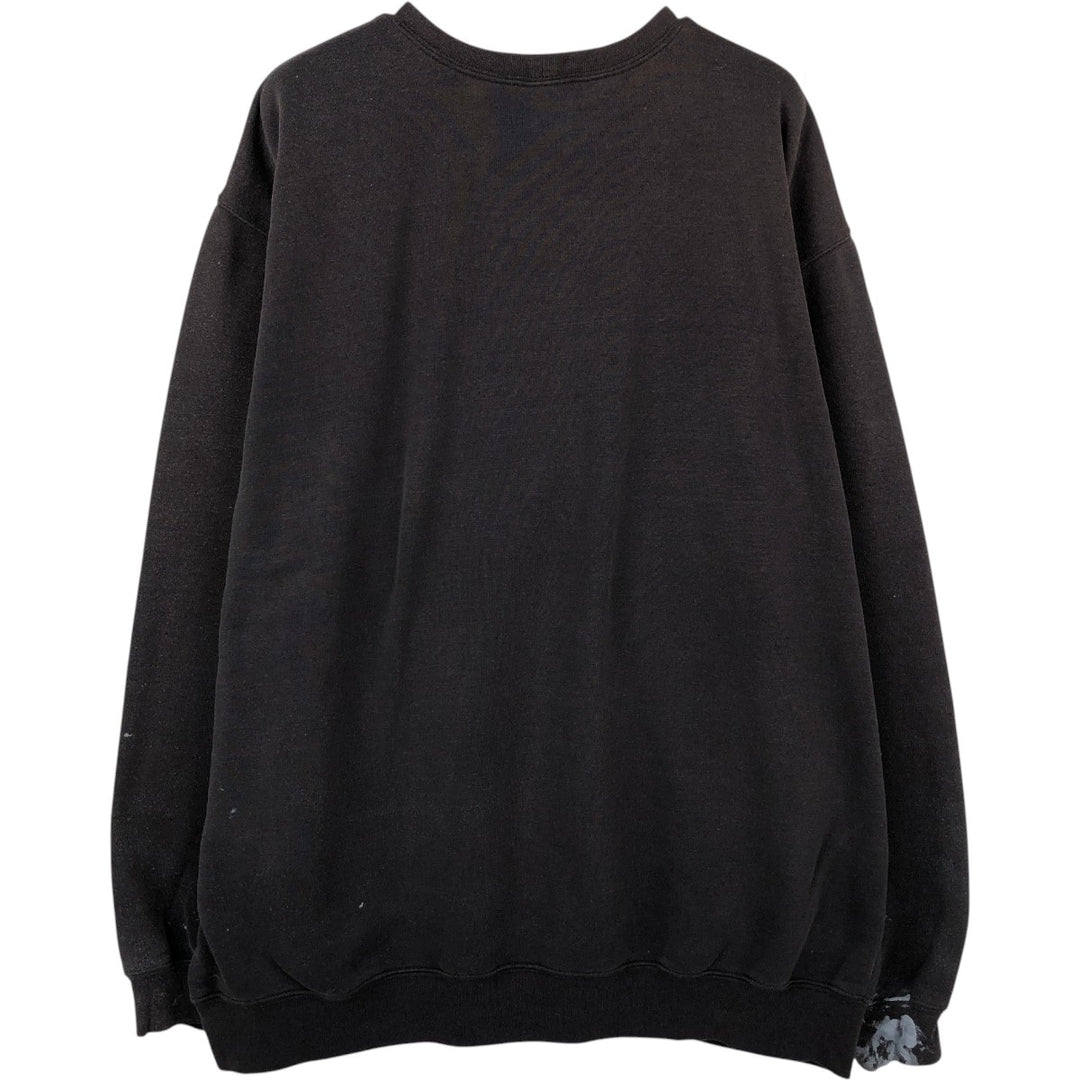 Carhartt Painted One-Point Logo Sweatshirt, Men's XL cotton black type Vintage Second Hand