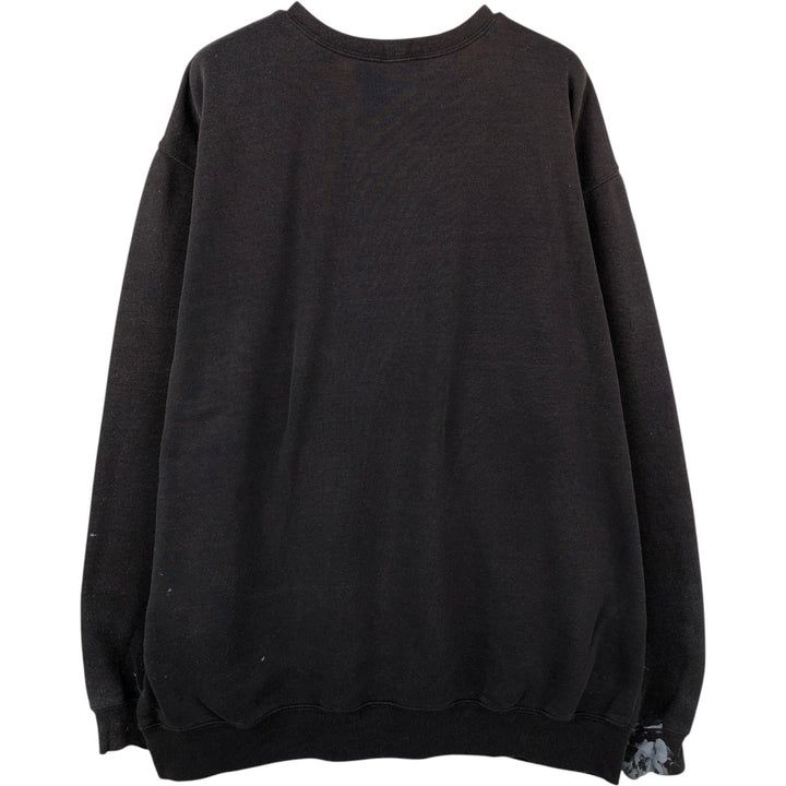 Carhartt Painted One-Point Logo Sweatshirt, Men's XL cotton black type Vintage Second Hand