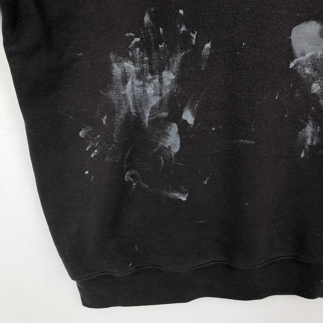 Carhartt Painted One-Point Logo Sweatshirt, Men's XL cotton black type Vintage Second Hand