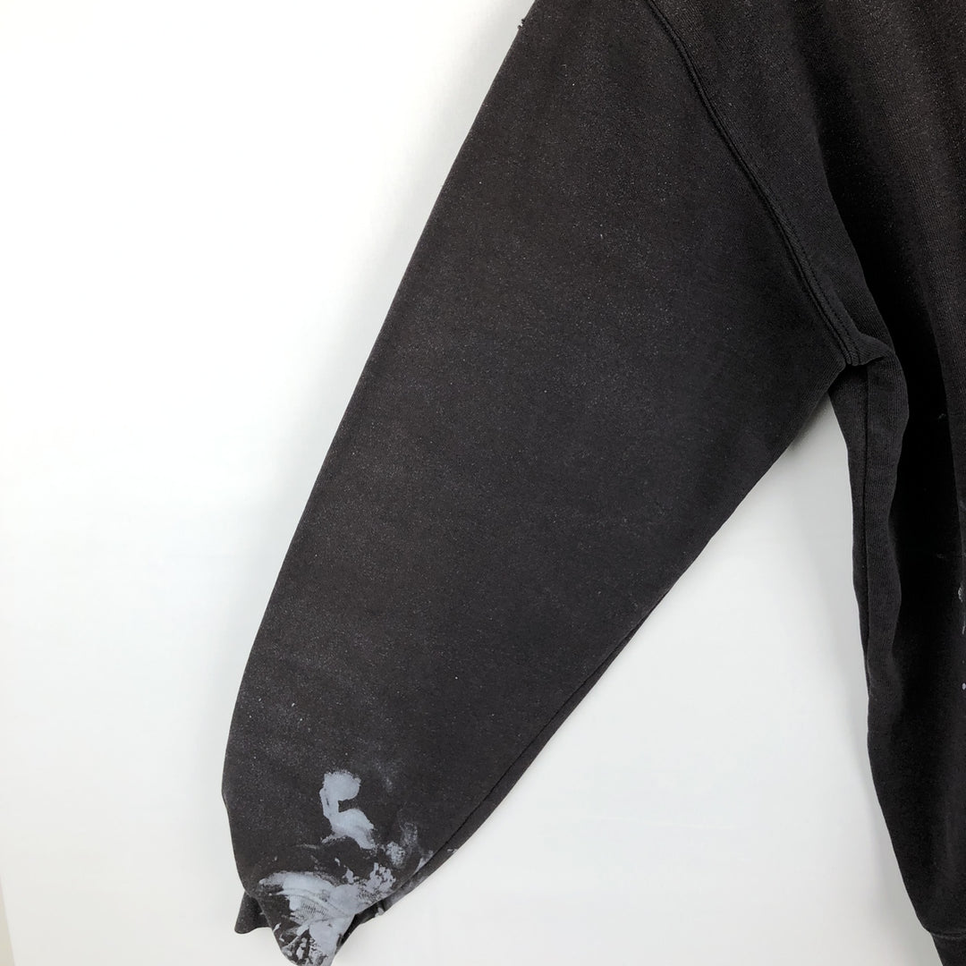 Carhartt Painted One-Point Logo Sweatshirt, Men's XL cotton black type Vintage Second Hand