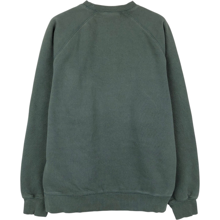 Carhartt sweatshirt, men's size L cotton Green type dark green Vintage Second Hand