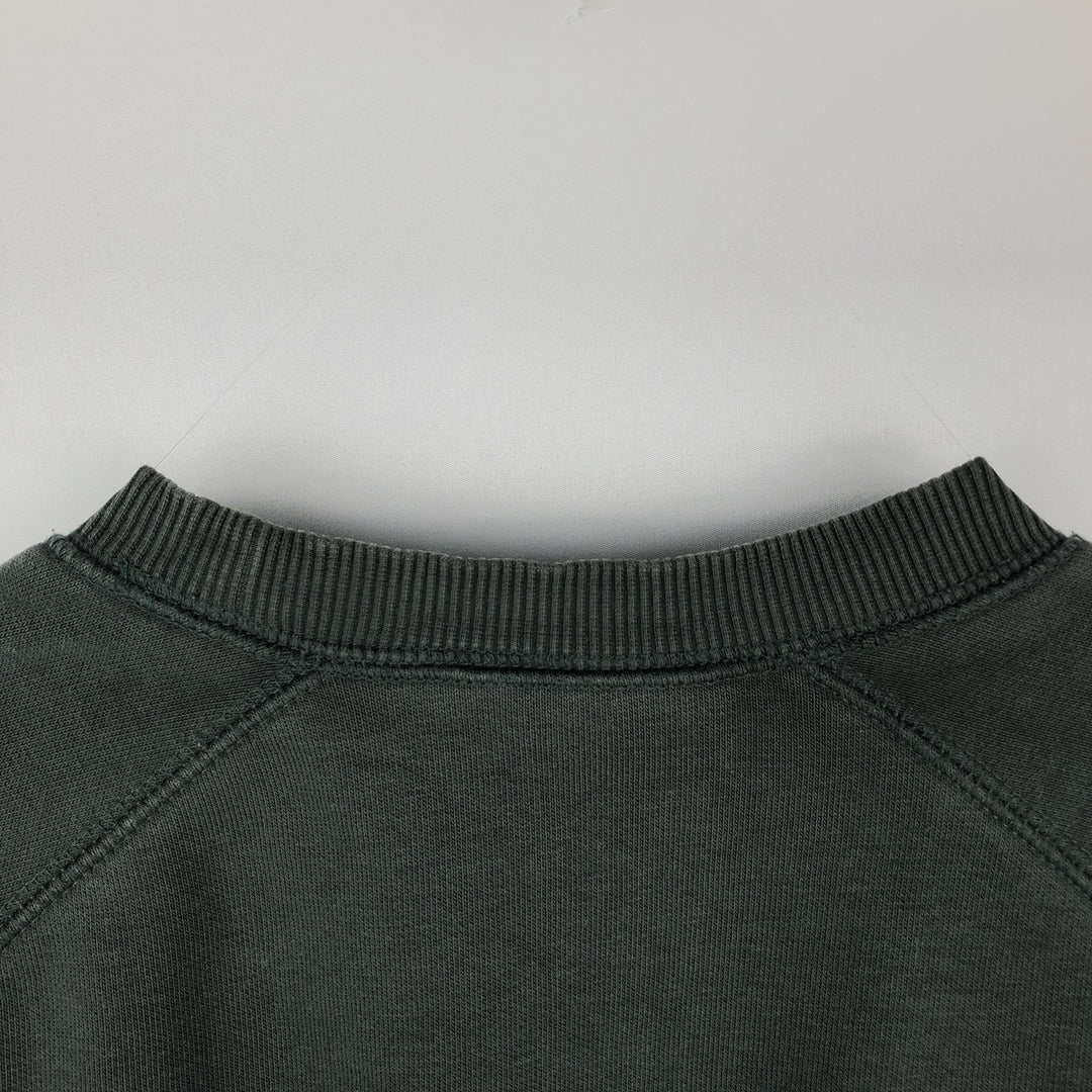 Carhartt sweatshirt, men's size L cotton Green type dark green Vintage Second Hand