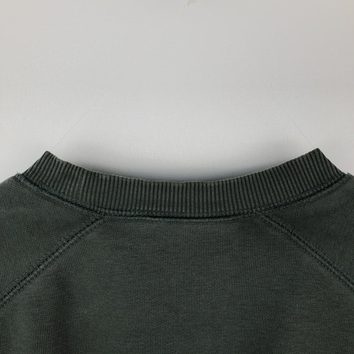 Carhartt sweatshirt, men's size L cotton Green type dark green Vintage Second Hand