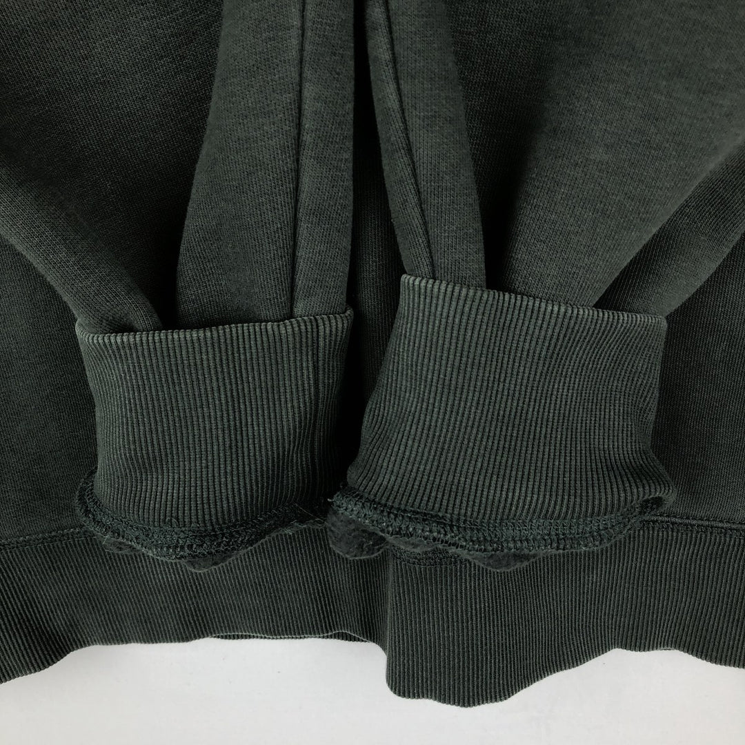 Carhartt sweatshirt, men's size L cotton Green type dark green Vintage Second Hand