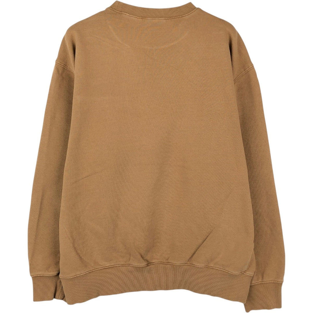 Carhartt One Point Logo Sweatshirt, Men's Size L cotton Camel type Vintage Second Hand