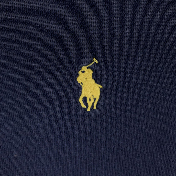 Ralph Lauren POLO RALPH LAUREN One-point logo sweatshirt, sweatshirt, men's XL size cotton navy blue type Vintage Second Hand