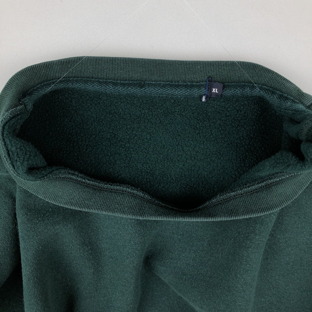 Ralph Lauren plain blank sweatshirt, men's size XL (approx.) unclear Green type dark green Vintage Second Hand