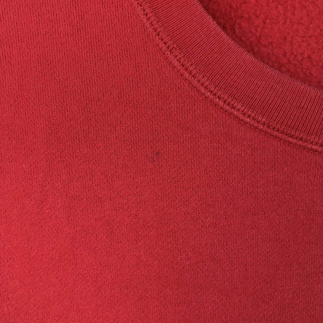 Ralph Lauren POLO by Ralph Lauren One Point Logo Sweatshirt Trainer Men's L size cotton red type Vintage Second Hand