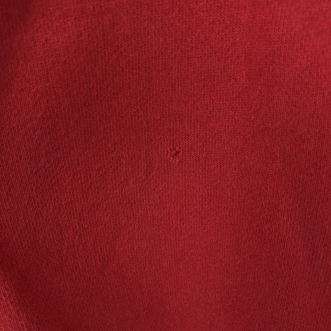 Ralph Lauren POLO by Ralph Lauren One Point Logo Sweatshirt Trainer Men's L size cotton red type Vintage Second Hand