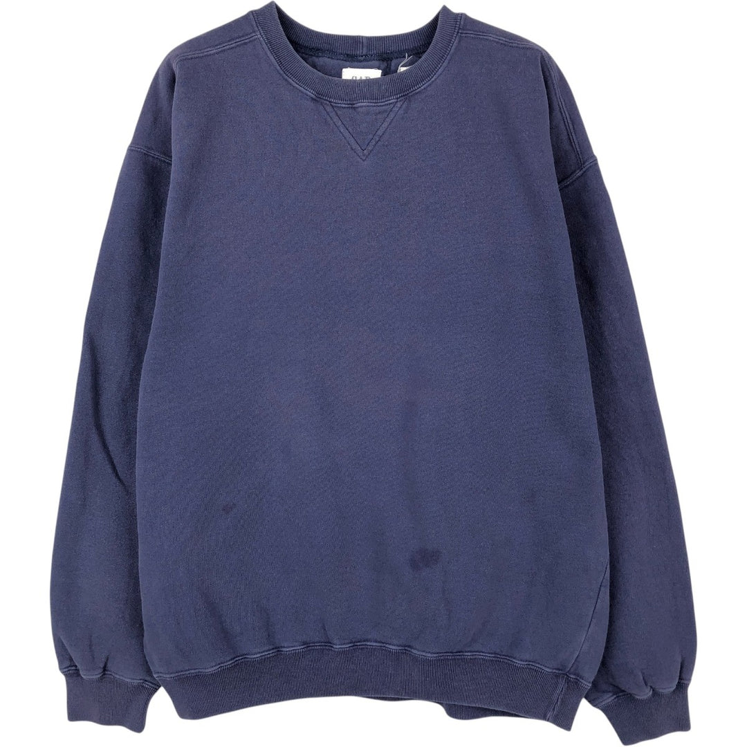 GAP Plain Blank Sweatshirt (Men's Size M) unclear navy blue type Vintage Second Hand