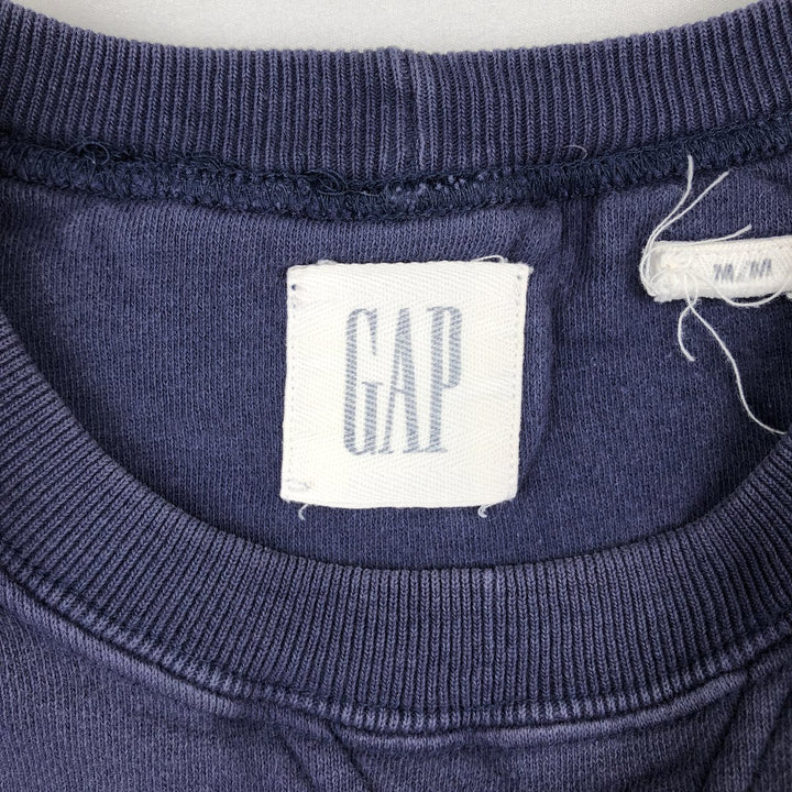 GAP Plain Blank Sweatshirt (Men's Size M) unclear navy blue type Vintage Second Hand