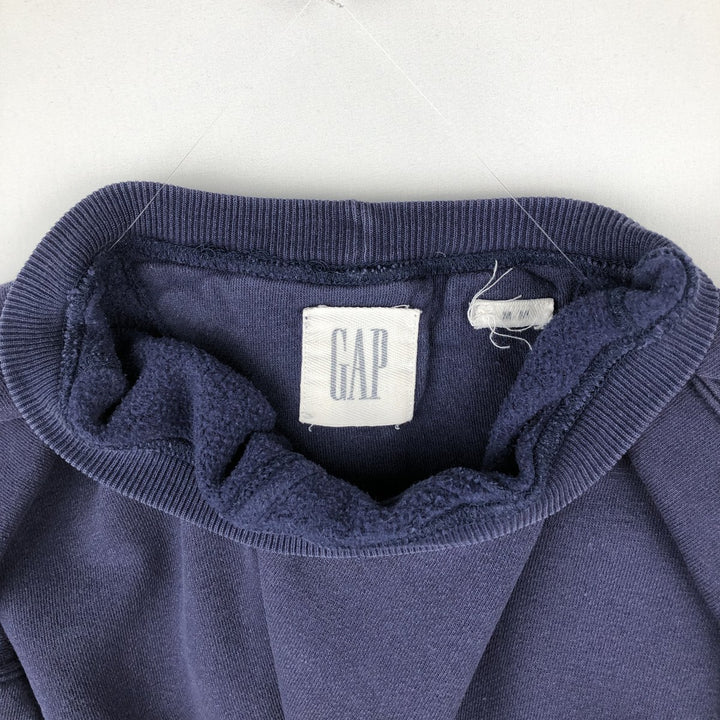 GAP Plain Blank Sweatshirt (Men's Size M) unclear navy blue type Vintage Second Hand