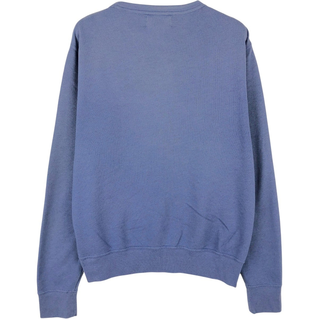 Ralph Lauren POLO by Ralph Lauren Plain Blank Sweatshirt (Men's Size S) cotton Navy blue Vintage Second Hand