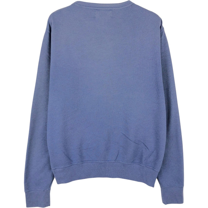 Ralph Lauren POLO by Ralph Lauren Plain Blank Sweatshirt (Men's Size S) cotton Navy blue Vintage Second Hand