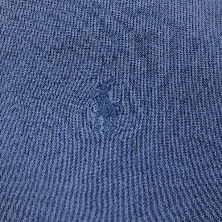 Ralph Lauren POLO by Ralph Lauren Plain Blank Sweatshirt (Men's Size S) cotton Navy blue Vintage Second Hand