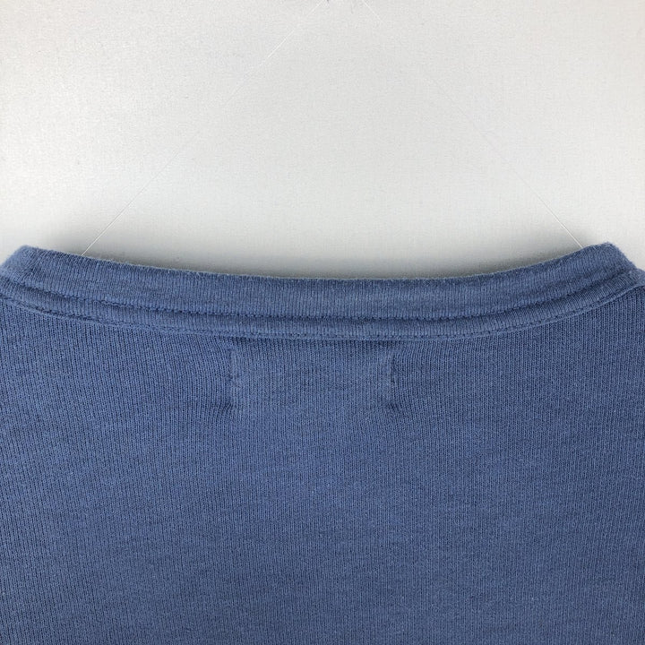 Ralph Lauren POLO by Ralph Lauren Plain Blank Sweatshirt (Men's Size S) cotton Navy blue Vintage Second Hand