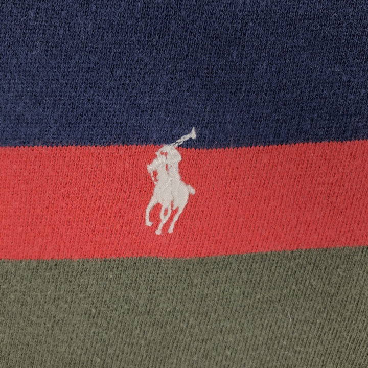 80s-90'S Ralph Lauren POLO by Ralph Lauren Turtleneck Sweatshirt, Men's Size XL (approx.), Vintage cotton navy blue type Vintage Second Hand
